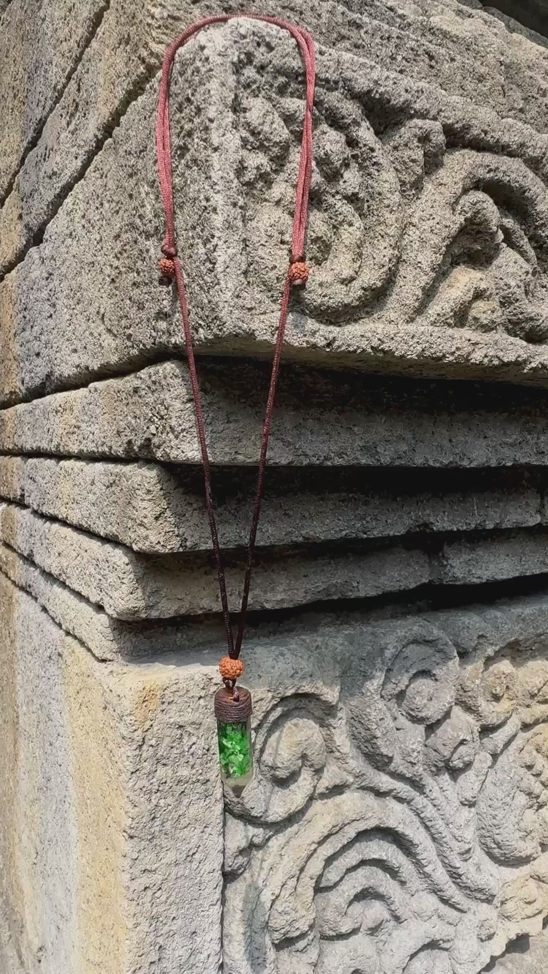 Heart Chakra Pendulum | Green Aventurine & Copper Coil Crystal Point | Love, Heart Opening & Intuitive Guidance | Wearable Orgonite Pendulum
