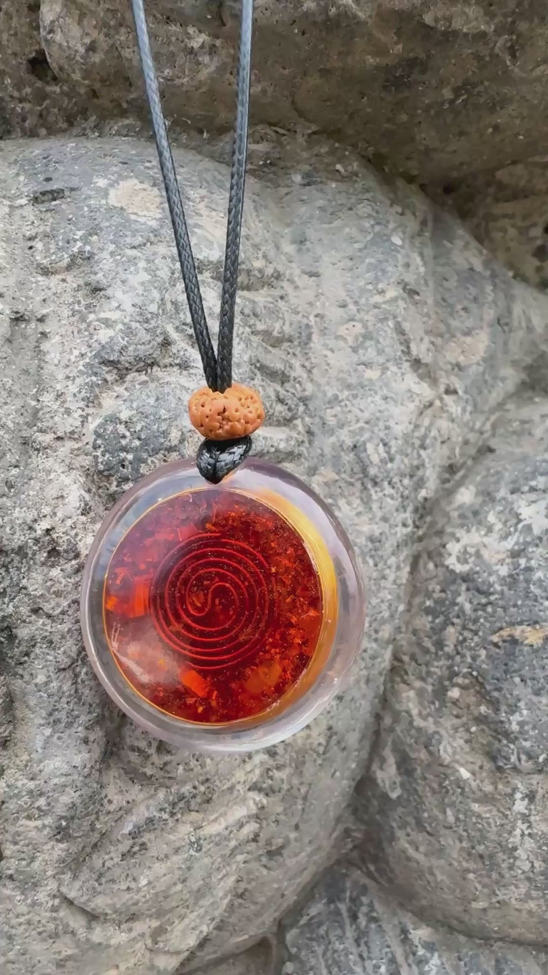 Metatron Copper Pendant | Amethyst, Tiger Eye, Carnelian, Quartz & Moonstone | Metatron's Cube Sacred Geometry | Peace, Prosperity & Divine Alignment | Wearable Orgonite